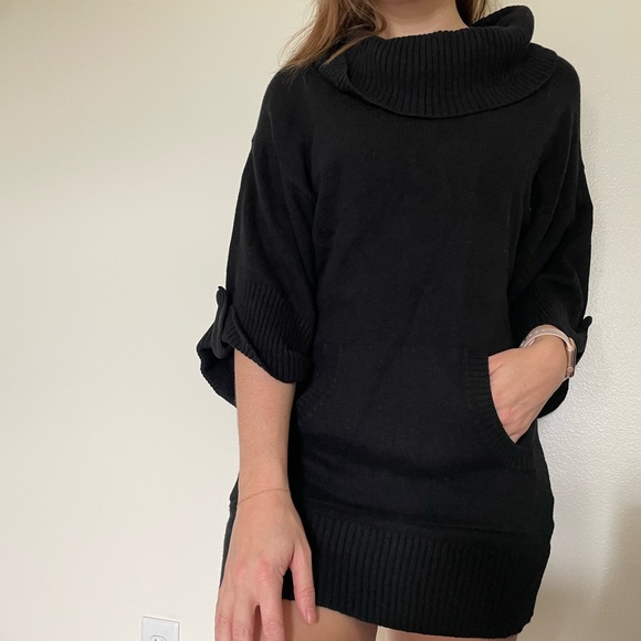 3/4 Length Sleeve Sweater Dress - Picture 1 of 5